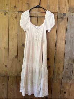 Elegant Cream cottagecore dress